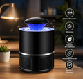 Lámpara UV mata mosquitos 360° con luz azul - imagen generada